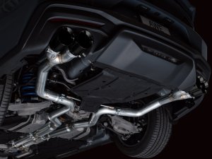 Ford Mustang Performance Exhaust - AWE Tuning - Cat Back Track Edition - Diamond Black - 2024+